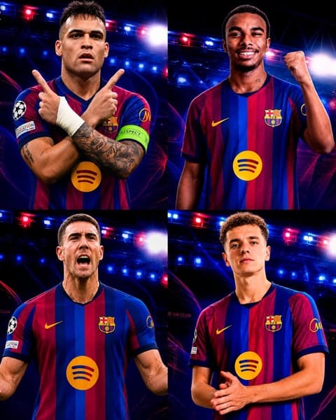 Chưa ai trong số những "số 9" này cập bến Camp Nou. Ảnh: Facebook