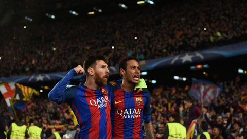 Neymar rời Barca năm 2017 cũng vì không muốn sống trong cái bóng của Messi - Ảnh: Sky Sports