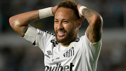 Neymar không tạo được dấu ấn đáng kể ở Santos