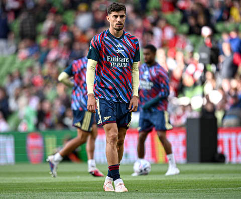 Fan không thích Havertz đá tiền vệ - Ảnh: @W33ie