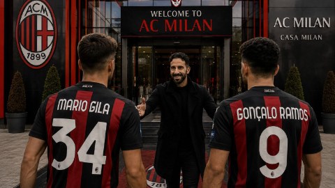 2 bản hợp đồng Goncalo Ramos (70 triệu euro), Mario Gila (30) đã ngôn ngân sách của Milan 100 triệu euro