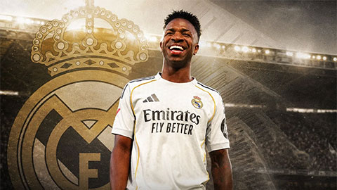 Vinicius cười ngoác miệng khi không phải cạp đất sân Emirates