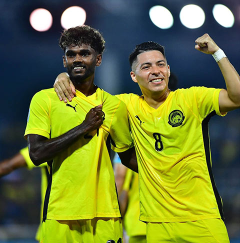 Malaysia vào bán kết AFF Cup với thành tích nhì bảng B. Ảnh: Malaysia NT