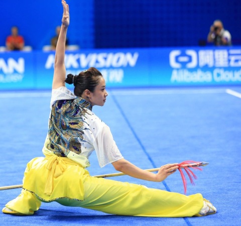 Dương Thúy Vi là một trong những gương mặt giàu kinh nghiệm nhất của wushu Việt Nam