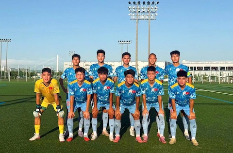 ĐT U20 Việt Nam tập huấn tại Nhật Bản. Ảnh: VFF