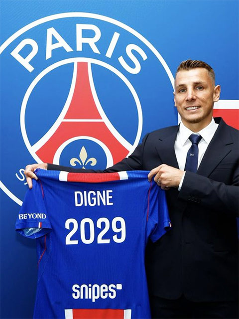 Digne chính thức gia nhập PSG