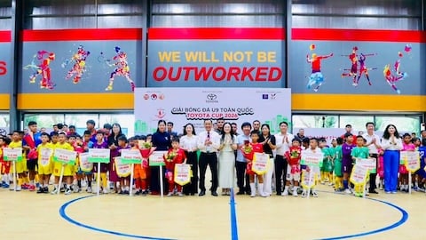 SLNA và HYS Hà Nội thắng đậm ngày khai mạc giải bóng đá U9 toàn quốc – Cúp Toyota 2026