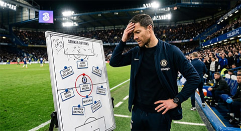 HLV Alonso với số lượng tiền đạo quá đông của Chelsea