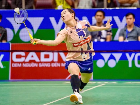 Thuỳ Linh đang là tay vợt nữ số 1 Việt Nam. Ảnh: CTV