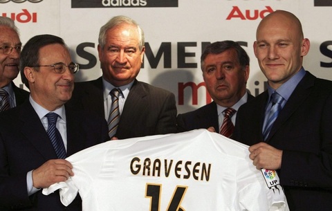 Real Madrid đã khiến tất cả bất ngờ khi chiêu mộ Thomas Gravesen. Ảnh: Diario Sport