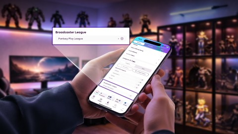 Fantasy Play League hiển thị nổi bật trong mục Broadcaster League trên FPL