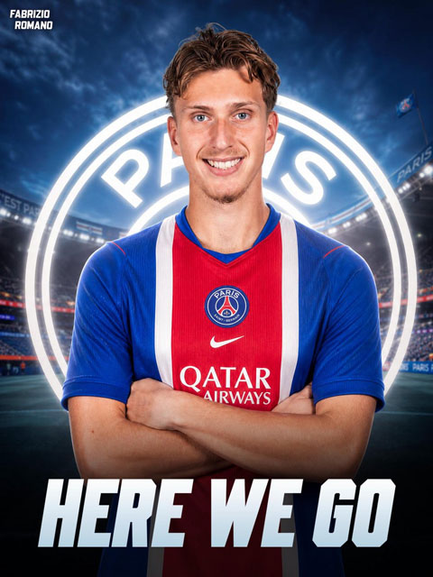 PSG đạt thỏa thuận chiêu mộ Mika Godts - Ảnh: Fabrizio Romano