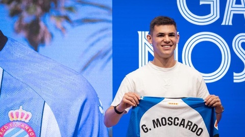 Espanyol đón T năng trẻ Gabriel Moscardo từ PSG. Ảnh: Diario Sport