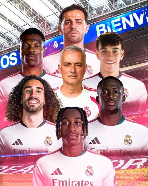 Real Madrid có một mùa mua sắm rầm rộ với hàng loạt tân binh chất lượng. Ảnh: X