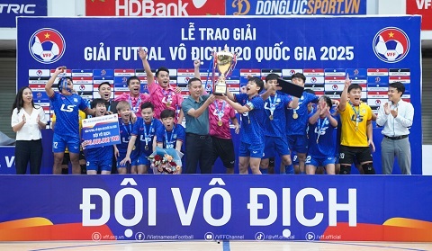 U20 Thái Sơn Bắc vô địch 2 năm liên tiếp 