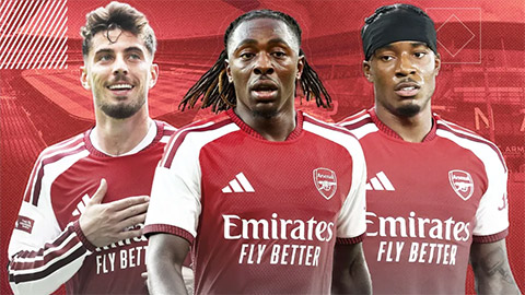  Đội hình hai trị giá 400 triệu bảng siêu mạnh của Arsenal
