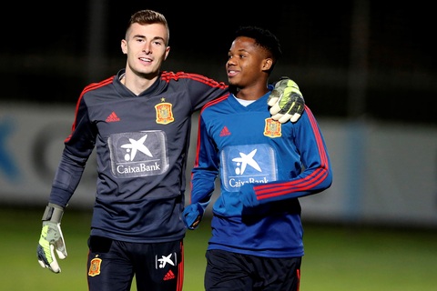 Bộ đôi Ansu Fati và Inaki Pena giúp Barca bỏ túi 14 triệu euro. Ảnh: Football Espana