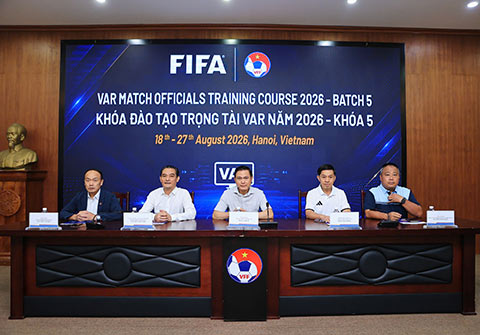 VFF phối hợp với VPF tổ chức Khóa học đào tạo trọng T VAR năm 2026. Ảnh Đức Cường