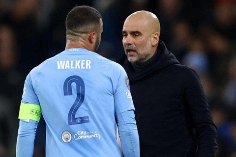 Pep từng xảy ra mâu thuẫn với Walker