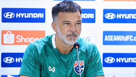 HLV Anthony Hudson tin tưởng Thái Lan có thể lật ngược thế cờ trước Việt Nam để vô địch AFF Cup 2026 - Ảnh: Đức Cường