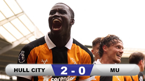 Kết quả Hull 2-0 MU: Quỷ đỏ thua bẽ mặt