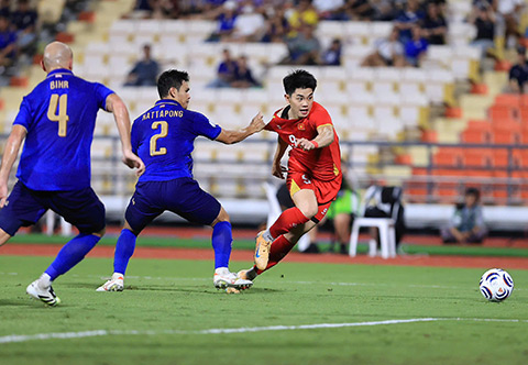 ĐT Thái Lan thua đau 0-2 trước Việt Nam ở ngay trên sân nhà - Ảnh: Đức Cường