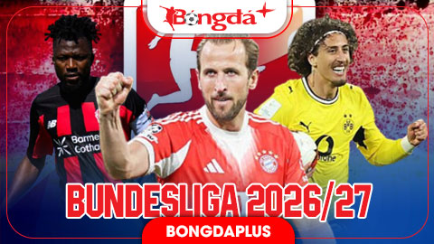  Lịch thi đấu Bundesliga 2026/27 mới nhất (Đầy đủ 34 vòng)