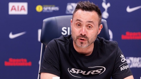 De Zerbi chỉ ra vấn đề lớn nhất của Tottenham