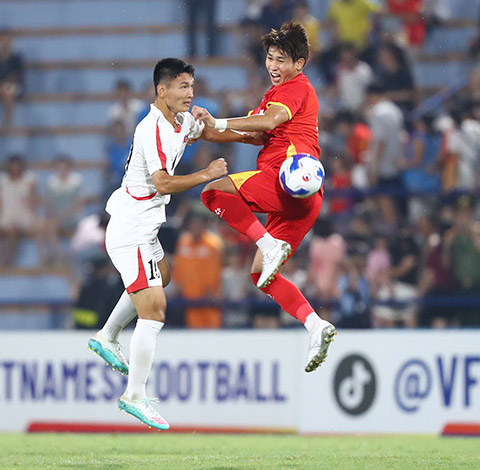 U20 Triều Tiên có thực lực hơn U20 Việt Nam - Ảnh: Minh Tuấn