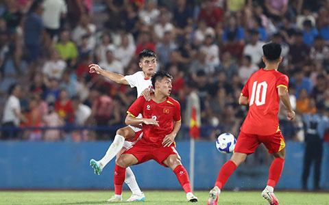 U20 Việt Nam không có trong tay lực lượng tốt nhất để tham dự vòng loại U20 châu Á 2027 - Ảnh: Minh Tuấn