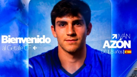Tiền đạo Ivan Azon cập bến Getafe từ Como. Ảnh: Marca