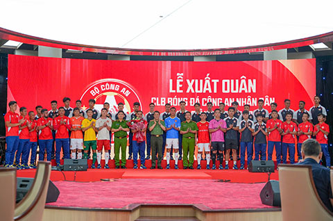 CLB Công an Nhân dân ra mắt "siêu đội hình" tham dự Giải hạng Nhất 2026/27