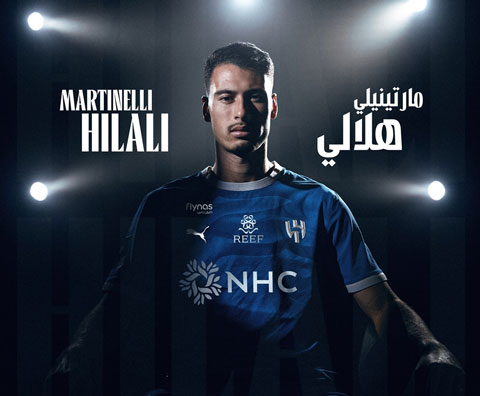 Gabriel Martinelli chính thức gia nhập Al Hilal - Ảnh: Al Hilal FC