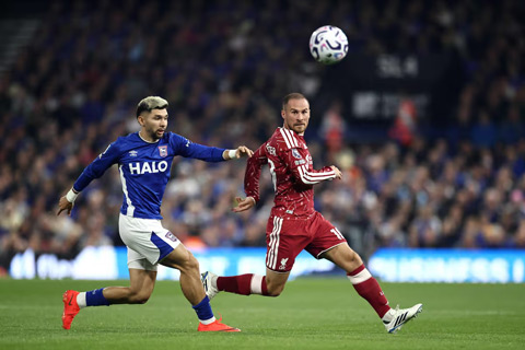 Mac Allister đã chơi tốt trước Ipswich