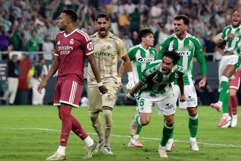 Betis đã mang đến cho Real Madrid của Mourinho bài học đắt giá