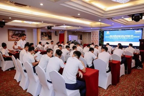 Có 41 trọng T và trợ lý tham gia khoá học tại TP.HCM. Ảnh: Quỳnh Đức