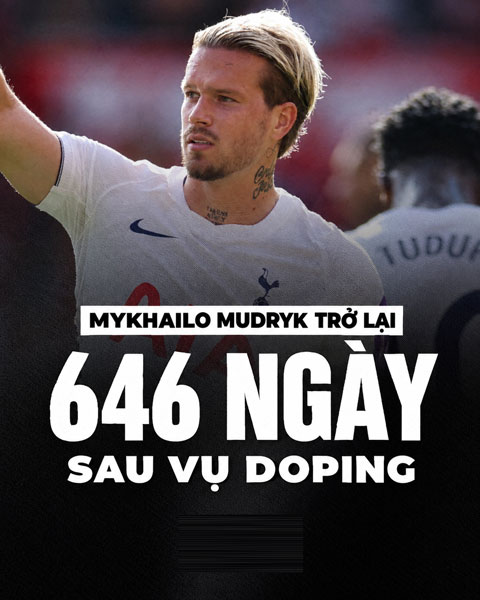Mudryk trở lại thi đấu chuyên nghiệp sau 646 ngày - Ảnh: diario.ole