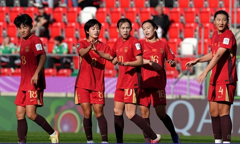 U20 nữ Trung Quốc thắng đậm trong ngày ra quân