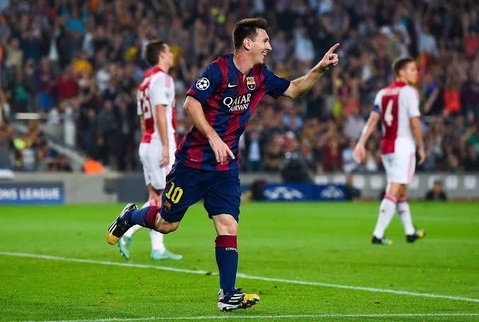 Messi từng lập hat-trick giúp Barca vùi dập Ajax tại Camp Nou. Ảnh: Barca Blaugranes