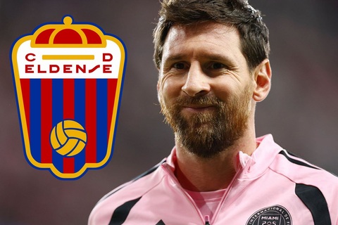 Các CĐV của Eldense đang mơ về một ngày Messi thi đấu cho đội bóng này. Ảnh: Facebook