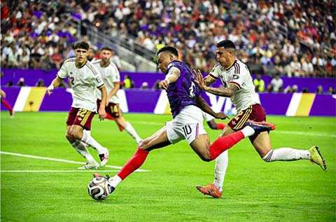 Mbappe trong trận bán kết với Tây Ban Nha tại World Cup 2026