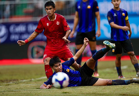 Đội bóng phố núi sau đó để thua ngược 1-3 trước đối thủ. Ảnh: HAGL FC