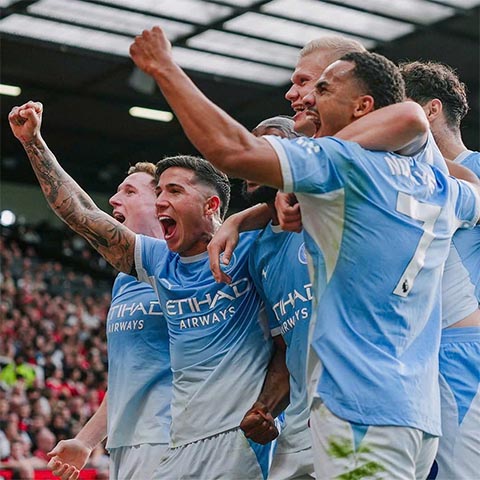 Man City có chiến thắng thứ 4 liên tiếp từ đầu mùa tại Ngoại hạng Anh
