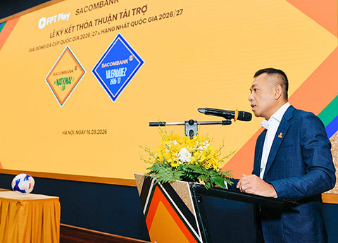 Ông Phạm Thanh Tuấn, Phó TGĐ FPT Telecom phát biểu tại sự kiện