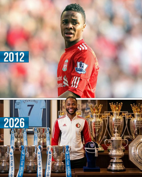 Sterling vụt sáng từ 1 T năng trẻ tại Liverpool thành một ngôi sao đầy thành công - Ảnh: Internet