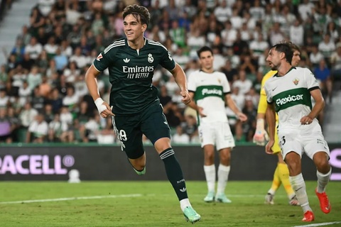 Real Madrid có chiến thắng hú hồn trước Elche. Ảnh: Yahoo Sports