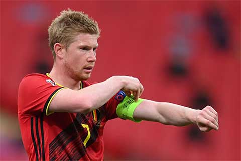 De Bruyne đã có 124 lần khoác áo ĐT Bỉ