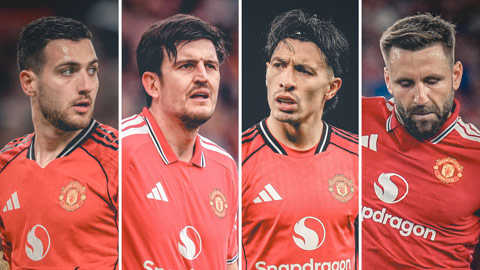 Bằng cách nào đó mà Dalot, Maguire, Martinez, Shaw vẫn là bộ tứ hậu vệ của MU ở năm 2026