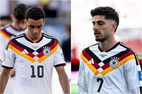 ĐT Đức mất một lúc cả Musiala và Havertz. Ảnh: Marca