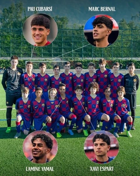 Montoya đánh giá rất cao dàn T năng trẻ hiện tại của Barca. Ảnh: Reddit